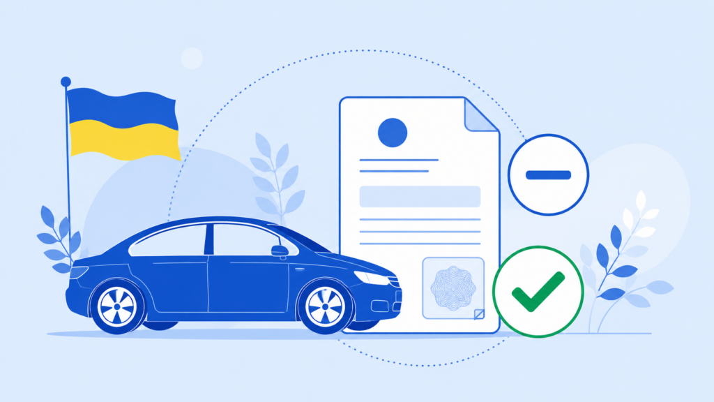 Зняття авто з обліку - ілюстрація