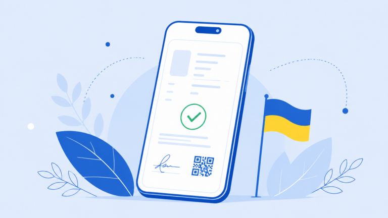 Отримання Дія.Підпис - ілюстрація