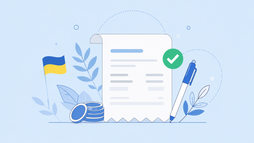 Зразок розписки про отримання коштів - ілюстрація