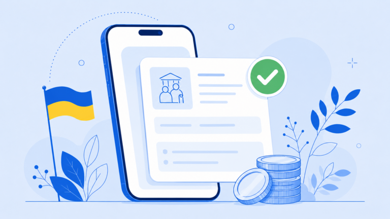 Заява на пенсію через портал ПФУ - ілюстрація