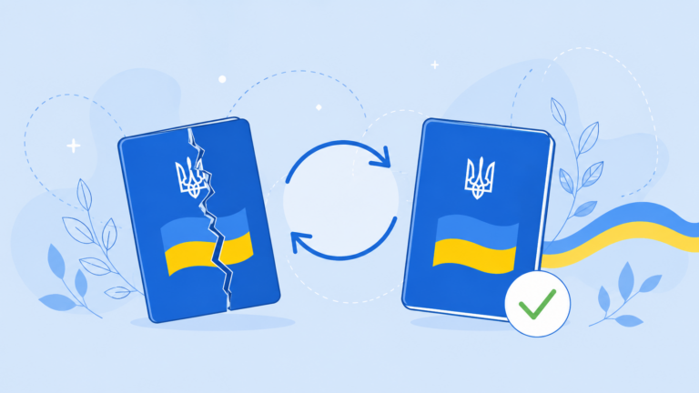 Заміна паспорта при пошкодженні 2026